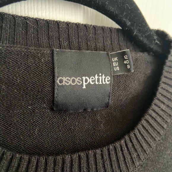 EUC ASOS Bulldog Sweater (Petite Women’s 8) - Picture 2 of 4